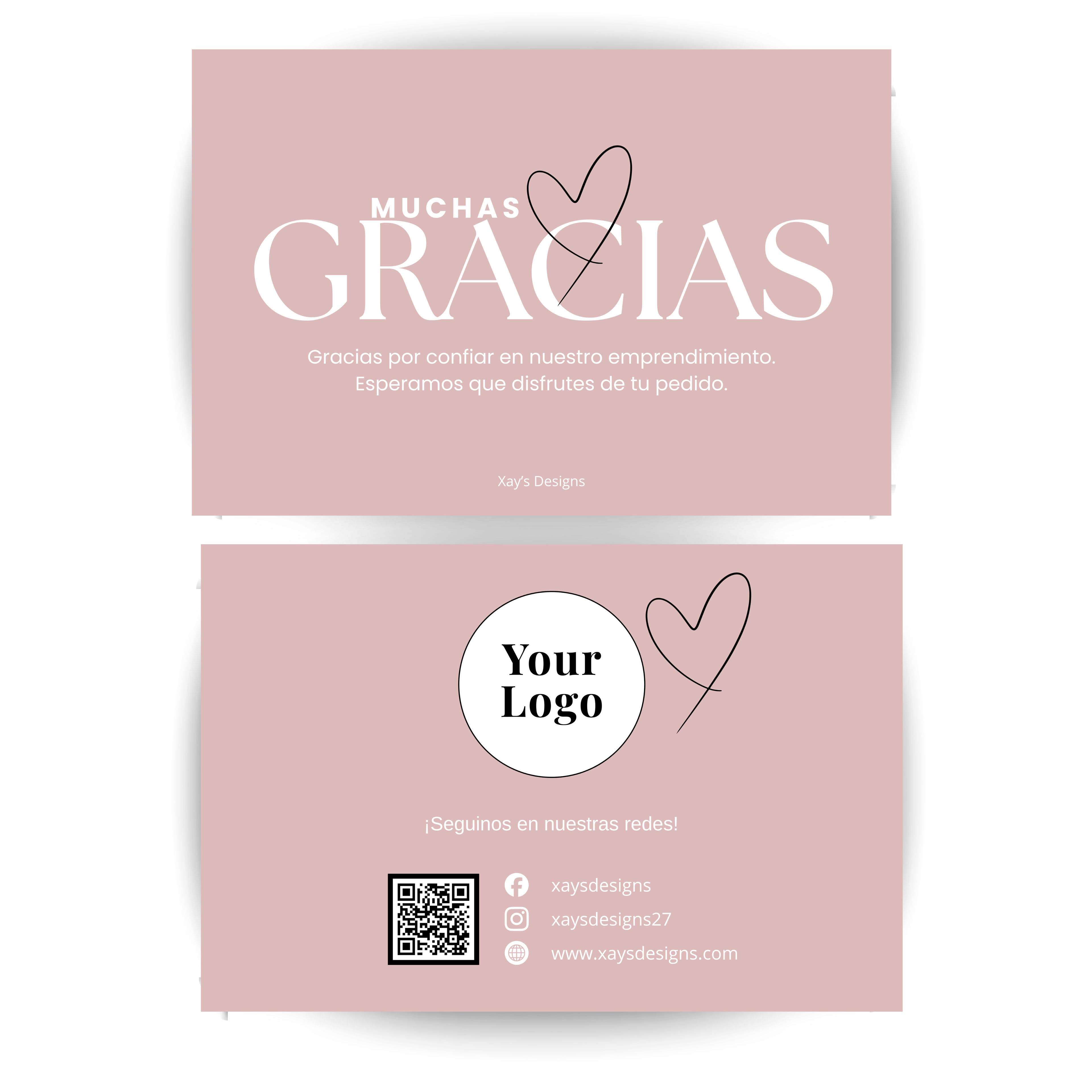 Tarjetas de Agradecimiento