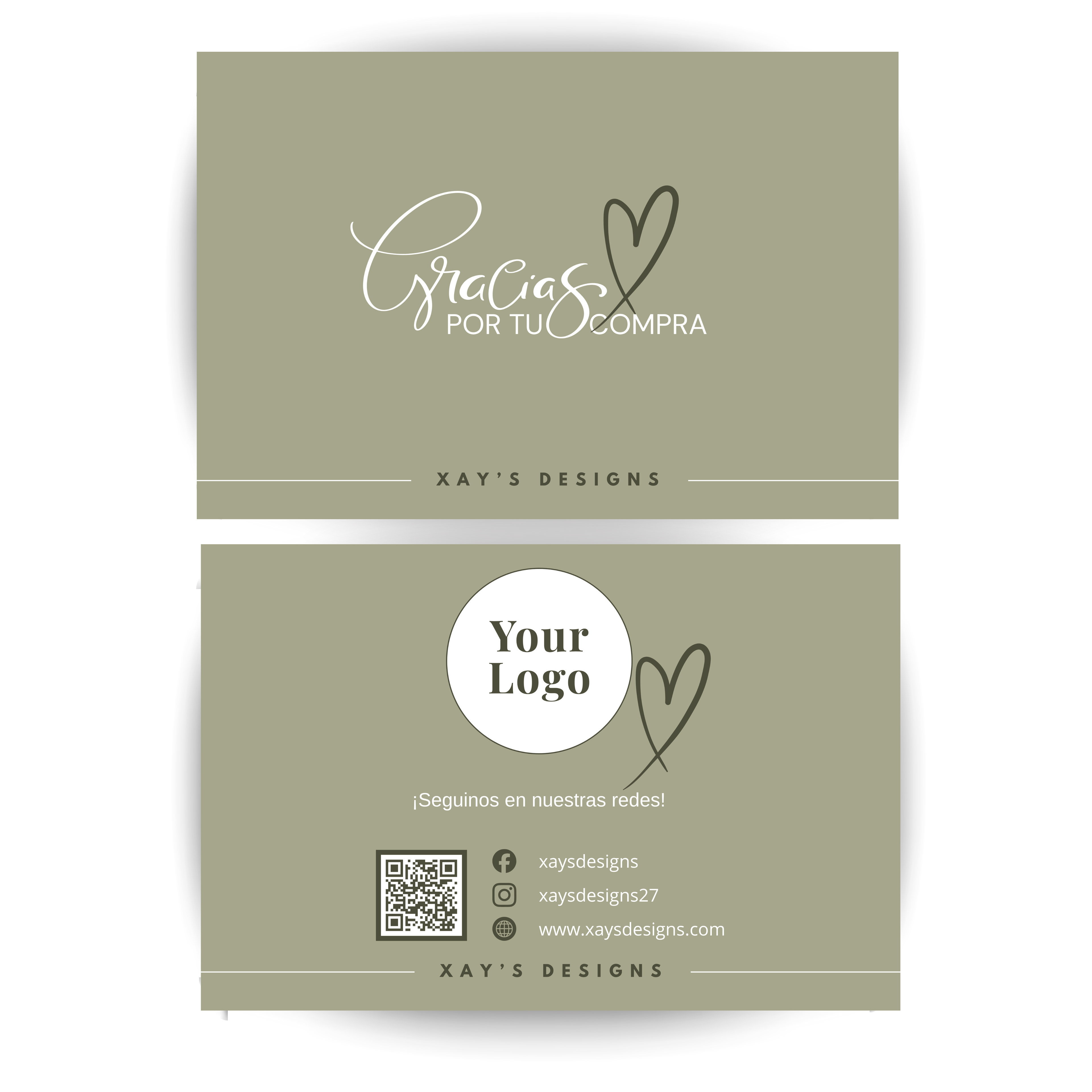 Tarjetas de Agradecimiento