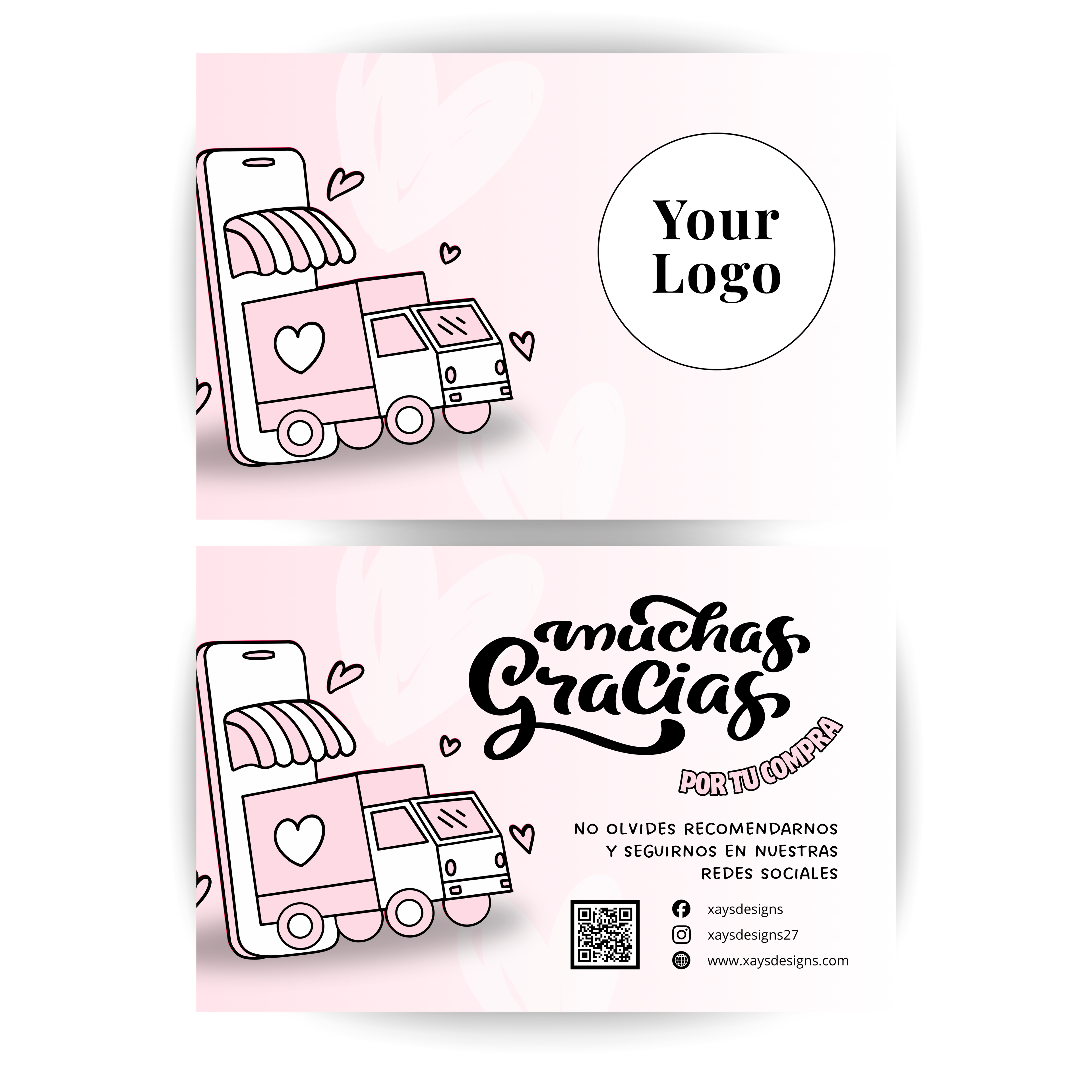 Tarjetas de Agradecimiento