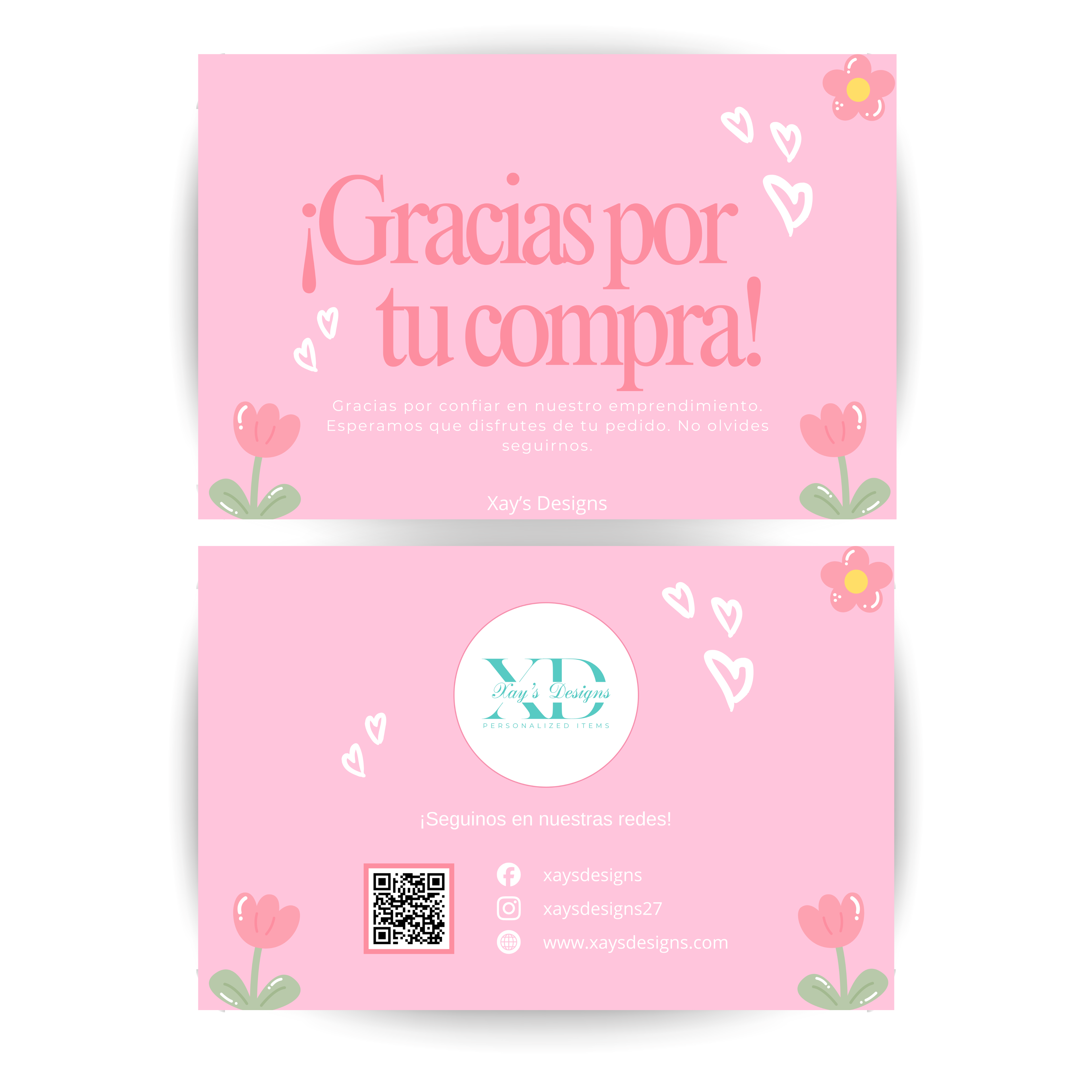 Tarjetas de Agradecimiento