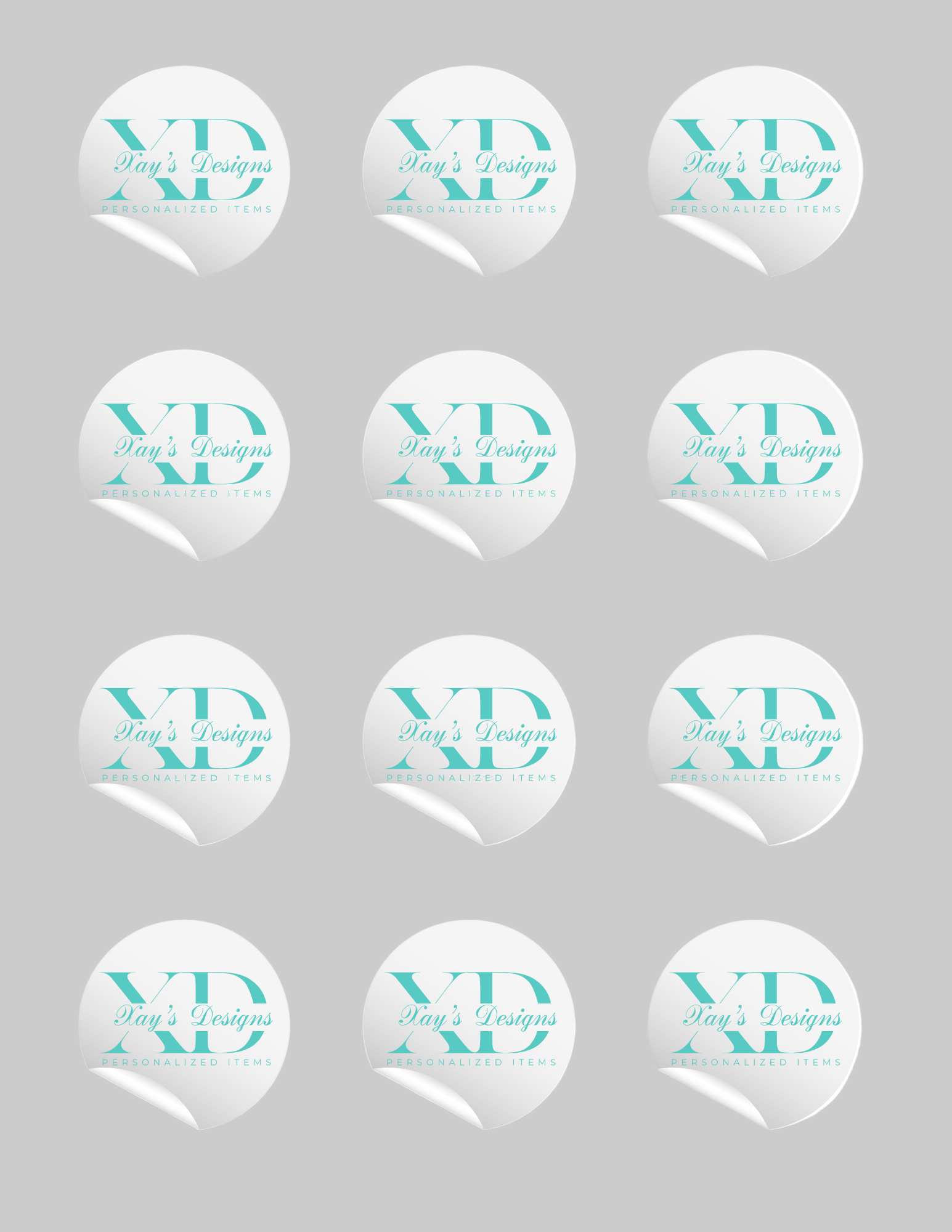 🩷 Custom Stickers with Your Logo