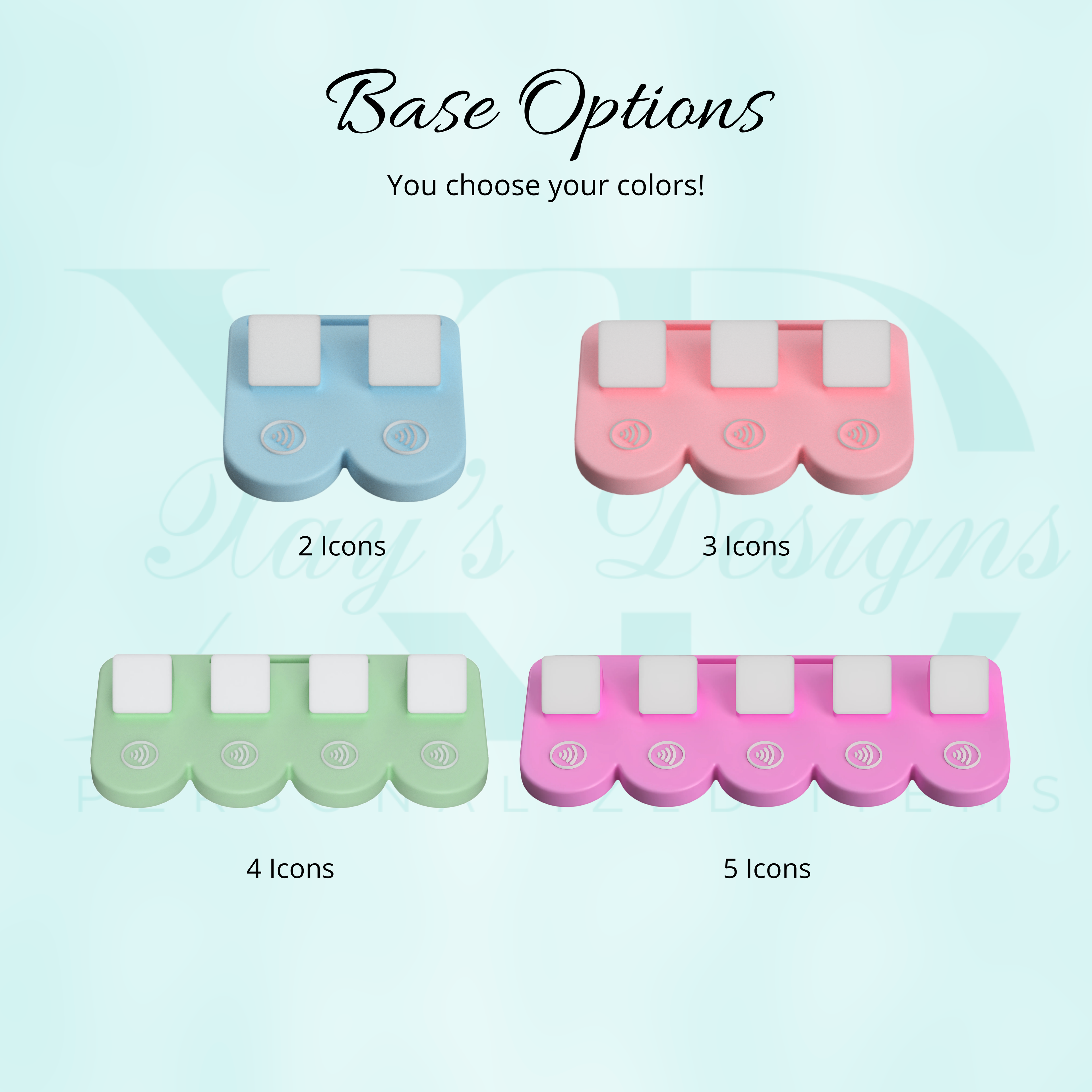 💳 Personalized 3D Payment Stand with NFC