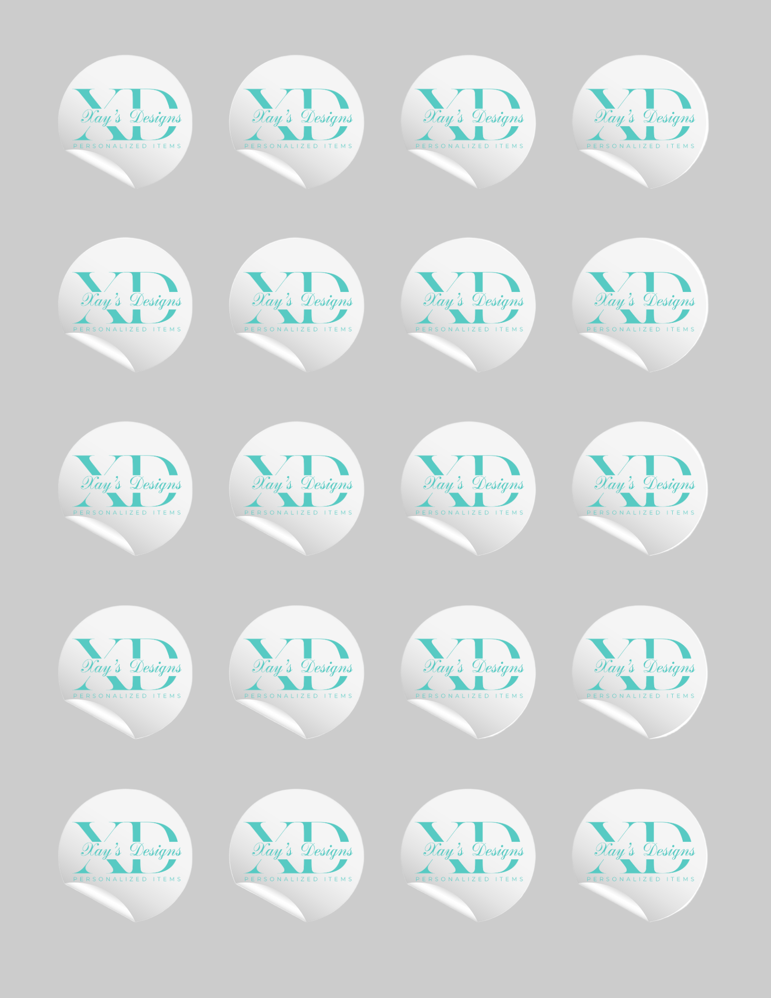 🩷 Custom Stickers with Your Logo