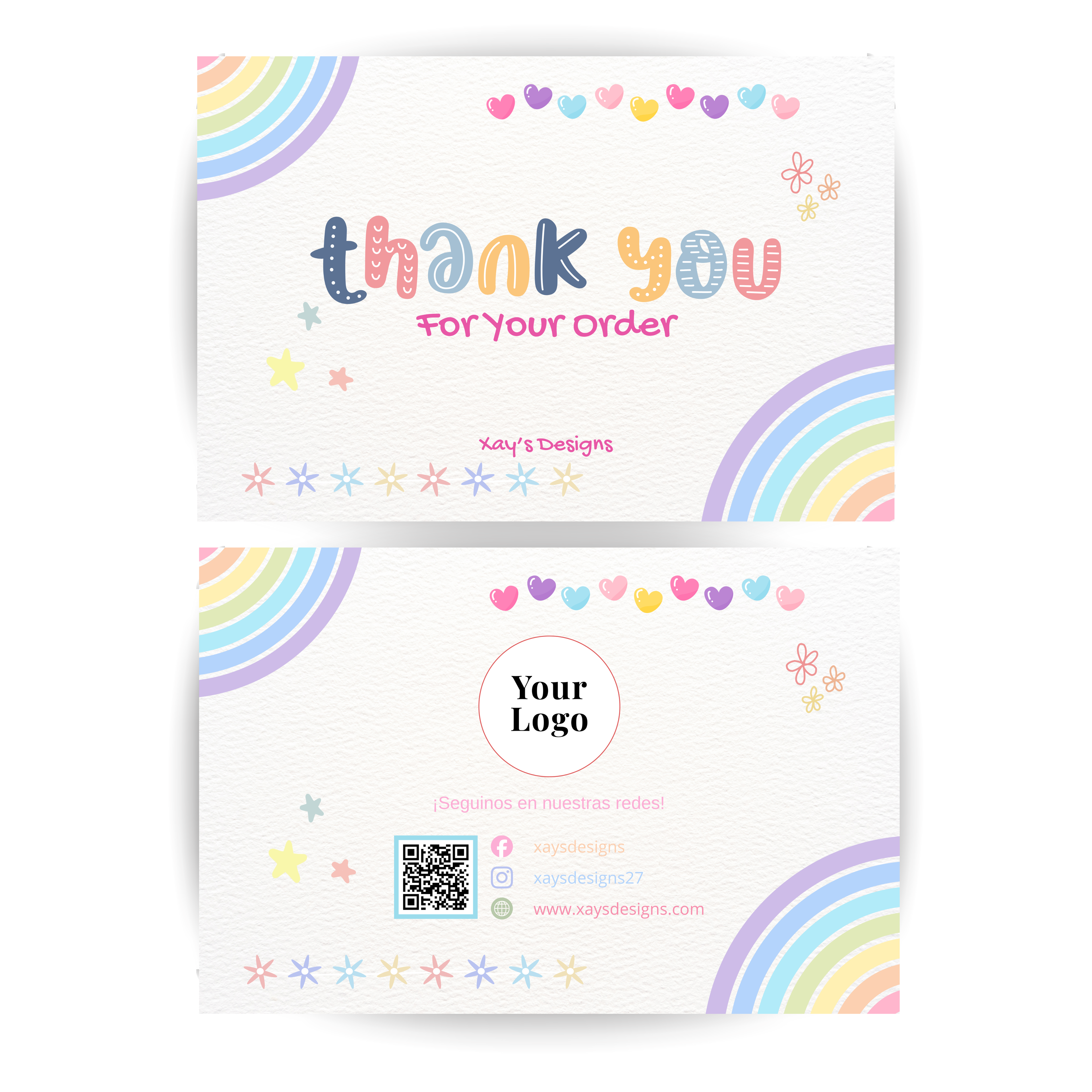 Tarjetas de Agradecimiento