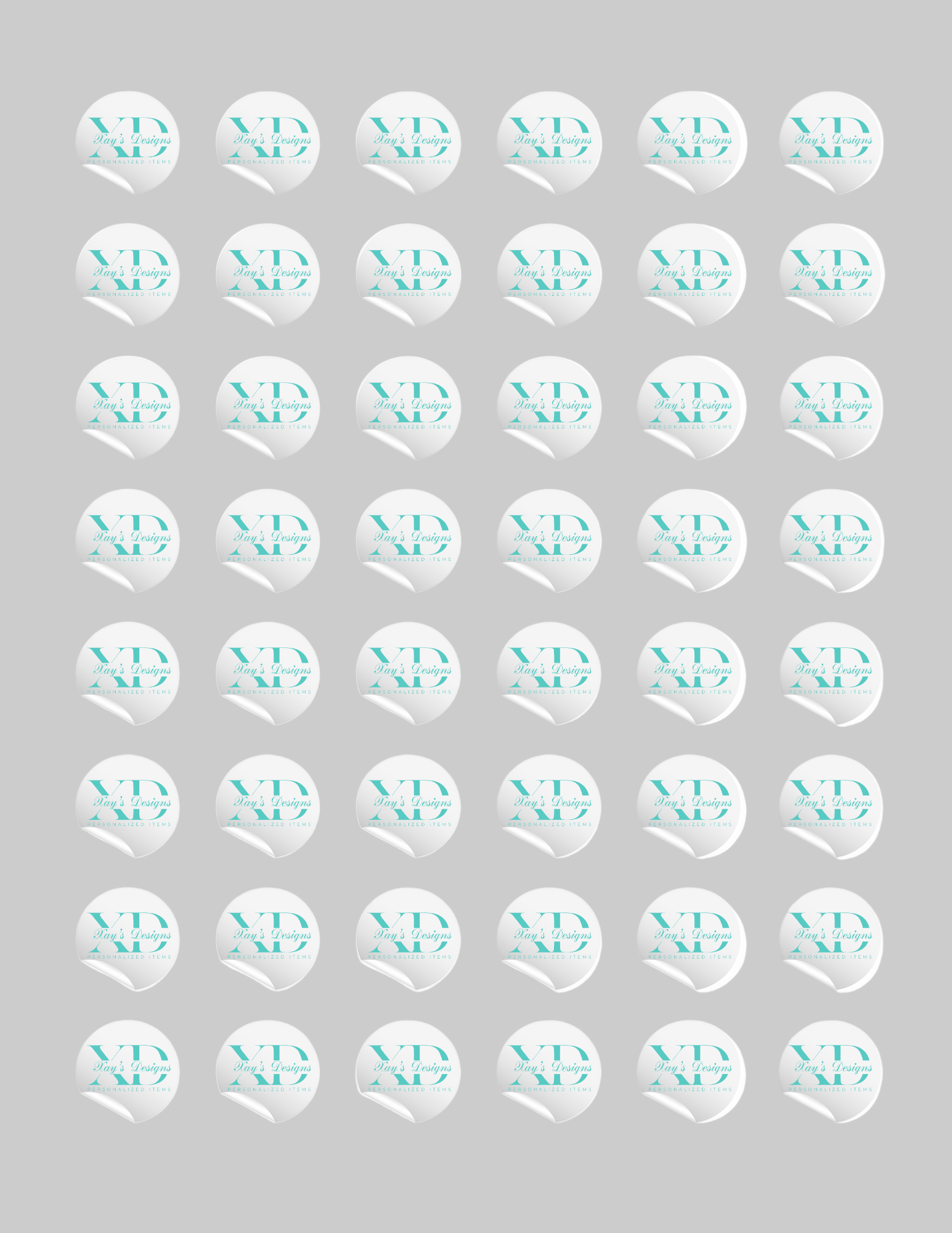 🩷 Custom Stickers with Your Logo