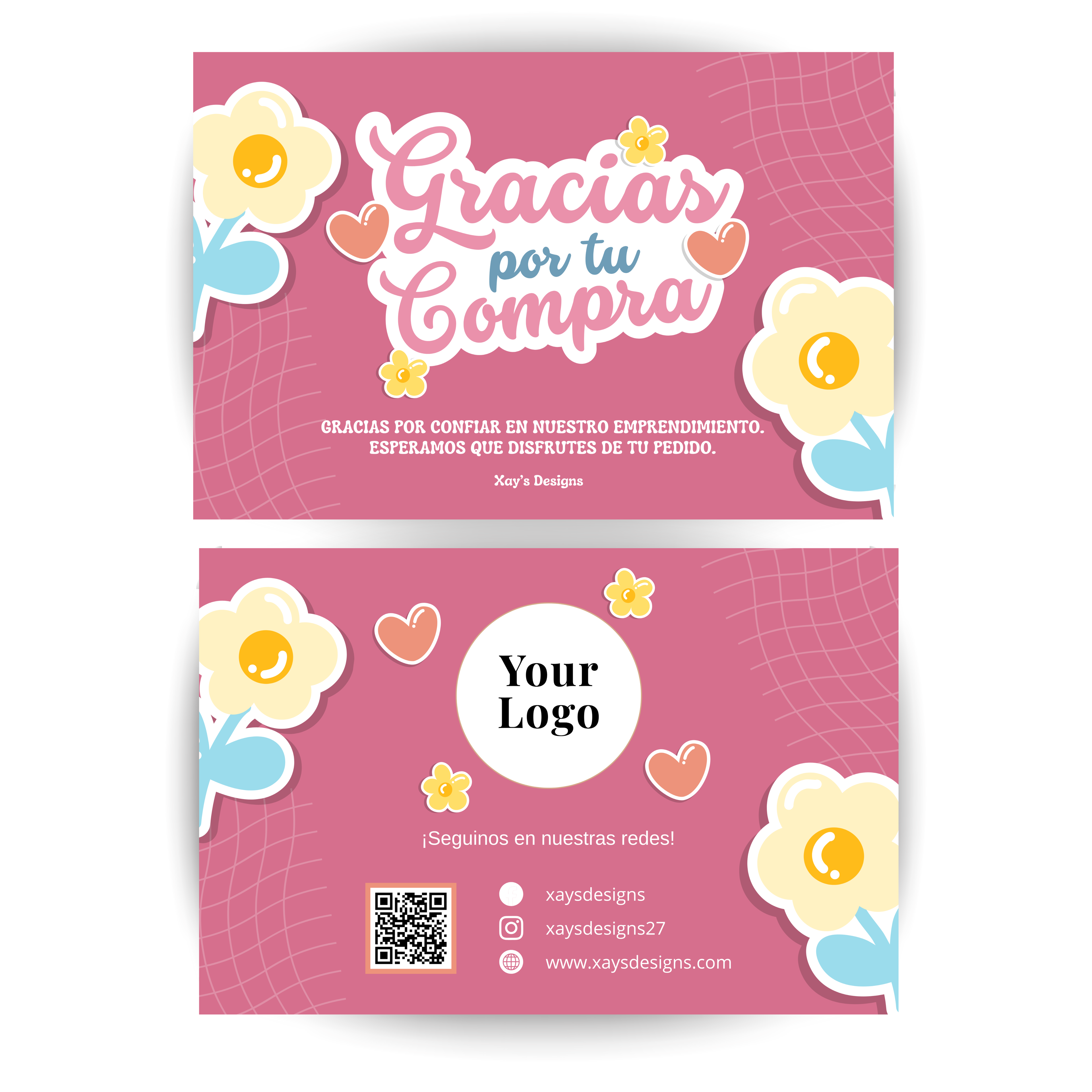 Tarjetas de Agradecimiento