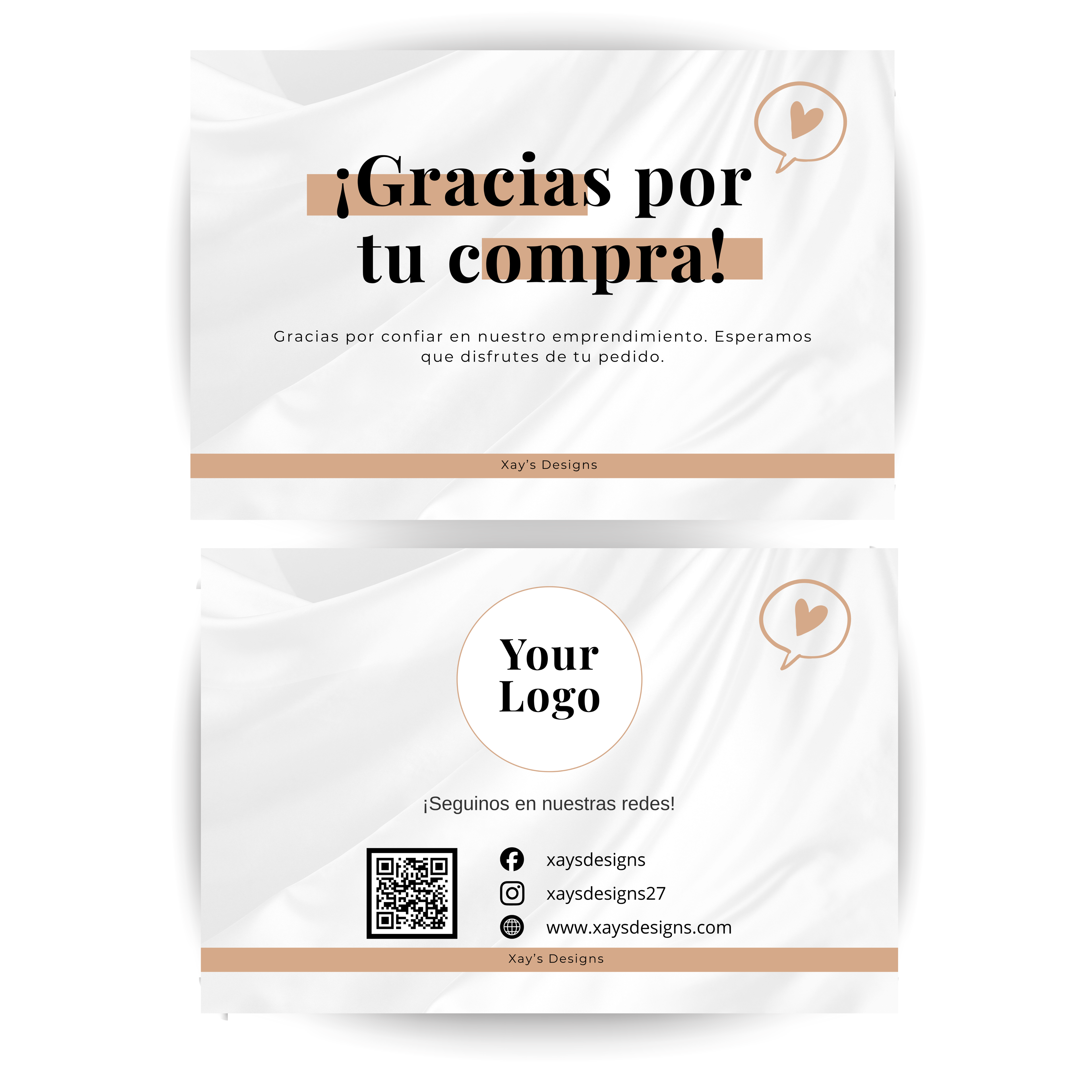 Tarjetas de Agradecimiento