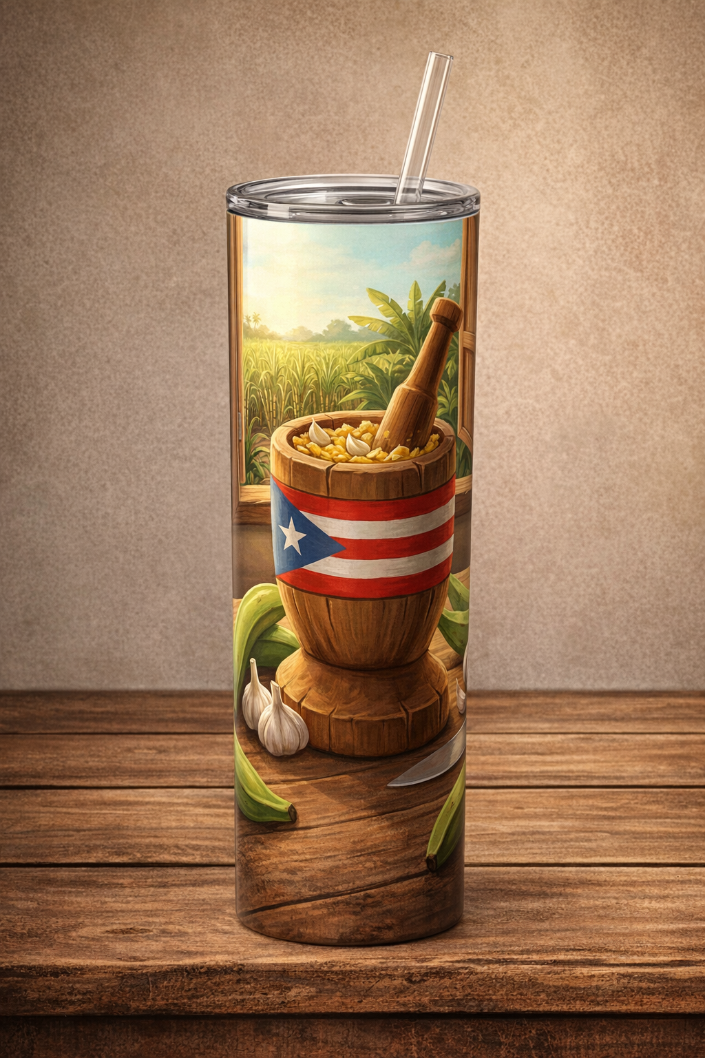 Pilón Puerto Rican Tumbler – 20oz Skinny Tumbler