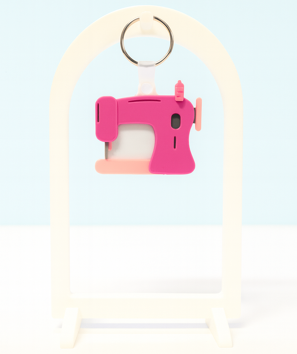 🔑✨ Sewing Machine Keychain with NFC Technology