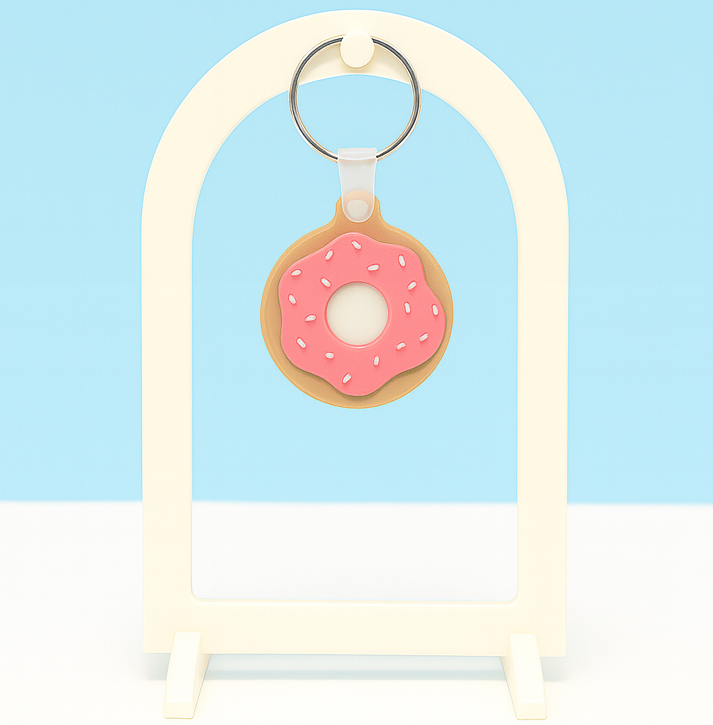 🔑✨ Donuts Keychain with NFC Technology