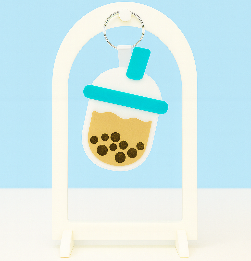 🔑✨Tea Drink Keychain with NFC Technology