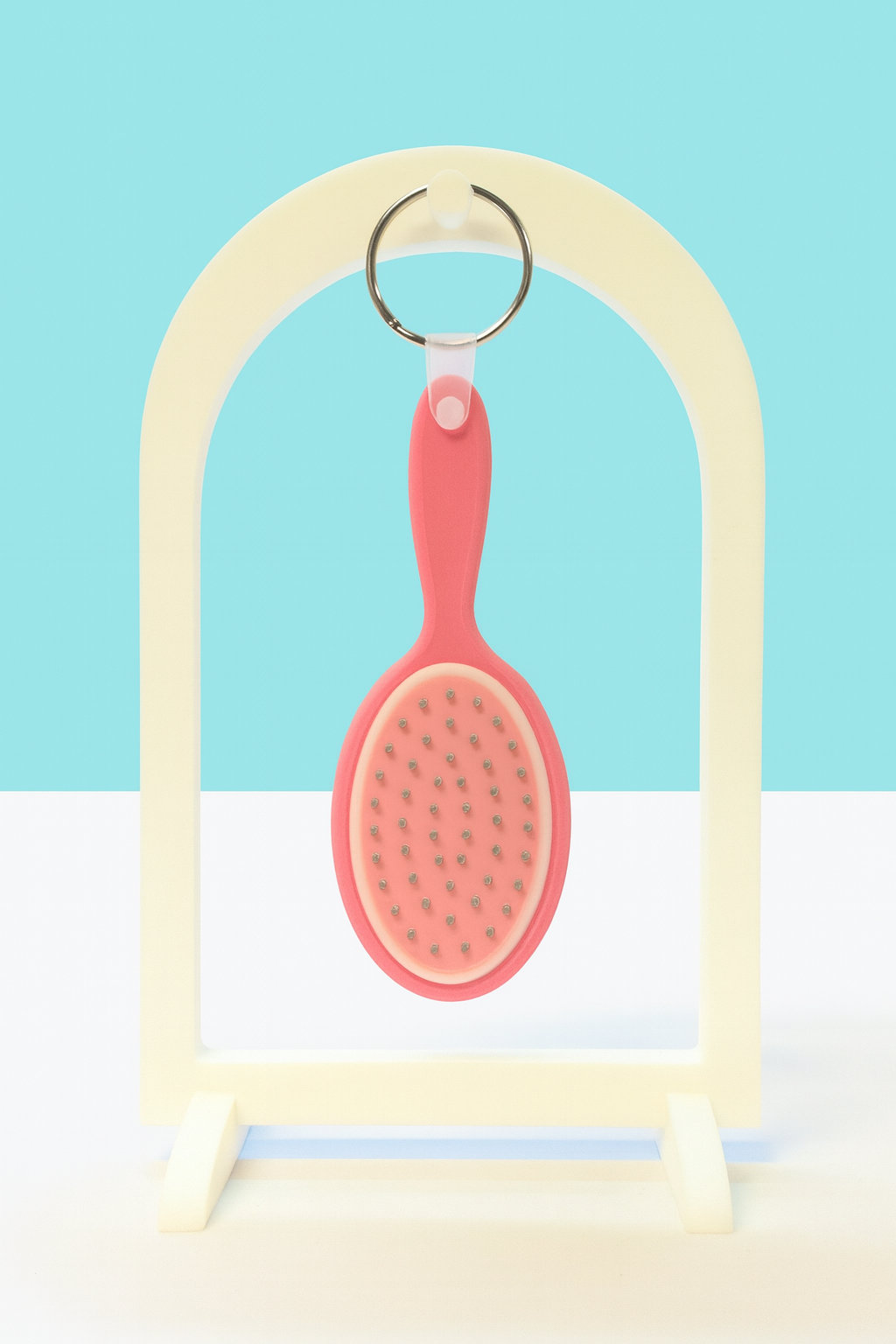 🔑✨ Brush Keychain with NFC Technology