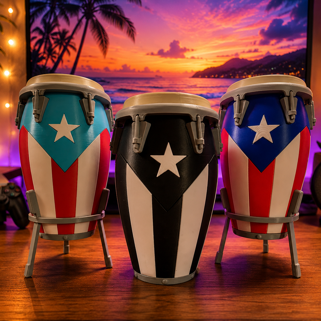 🇵🇷 Puerto Rican Mini Conga – Choose Your Style