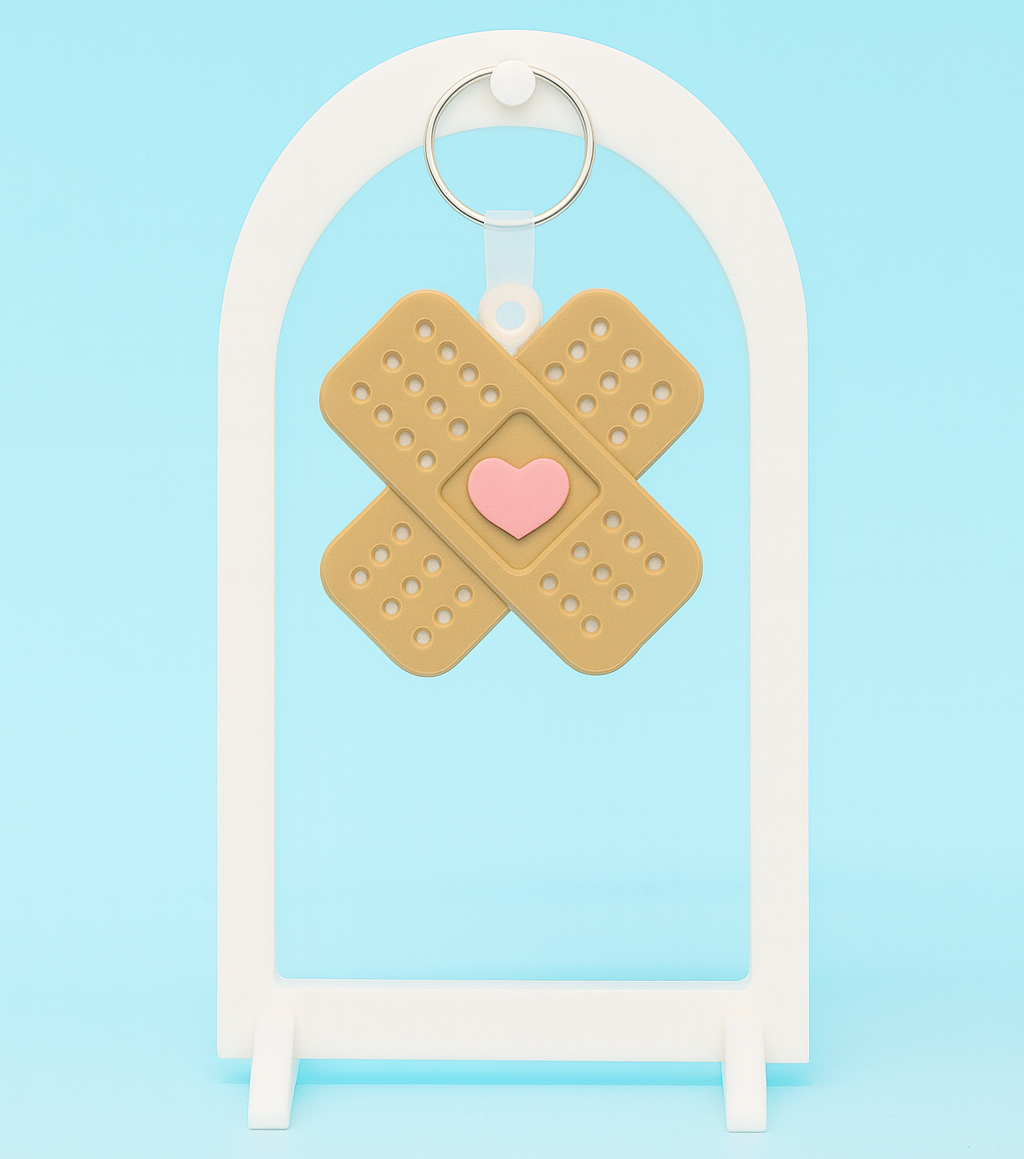 🔑✨ Band-Aid Keychain with NFC Technology