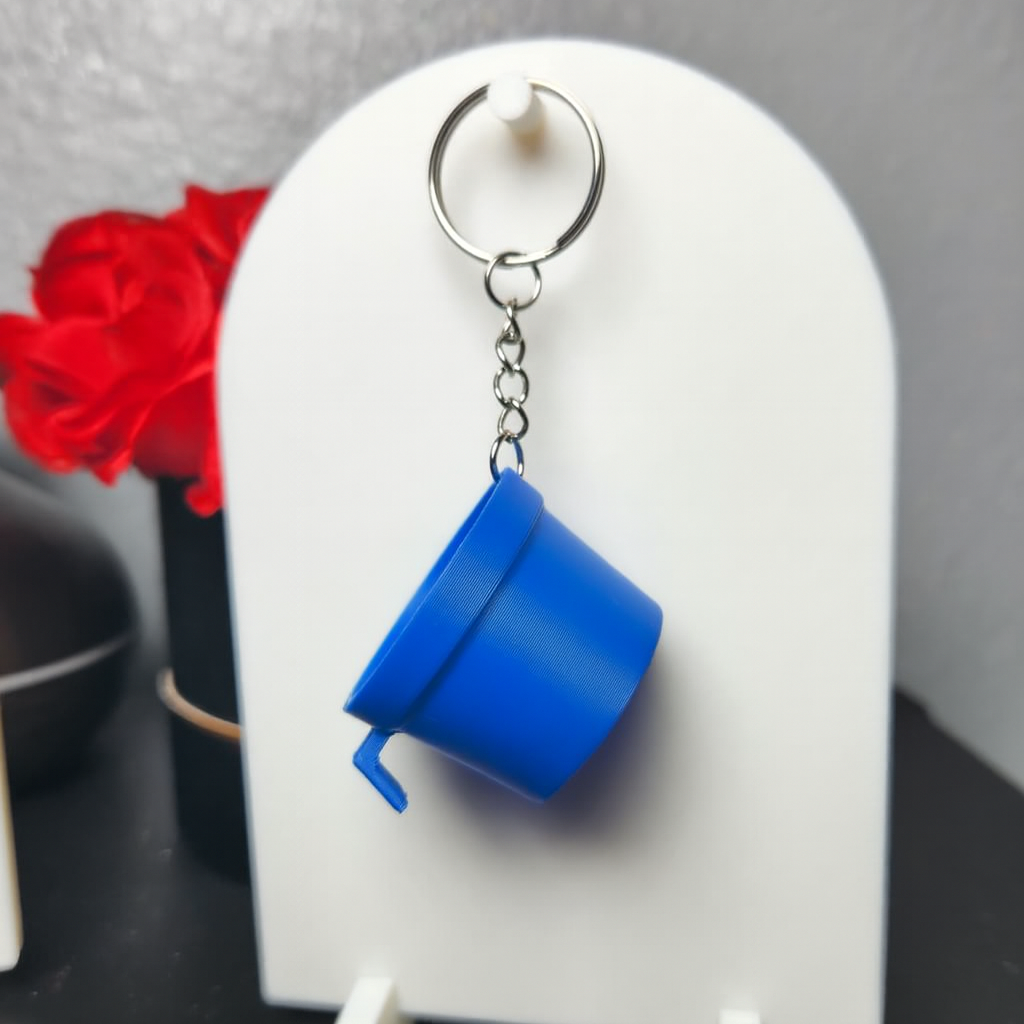 Llavero de taza de mantequilla de PR – Souvenir puertorriqueño