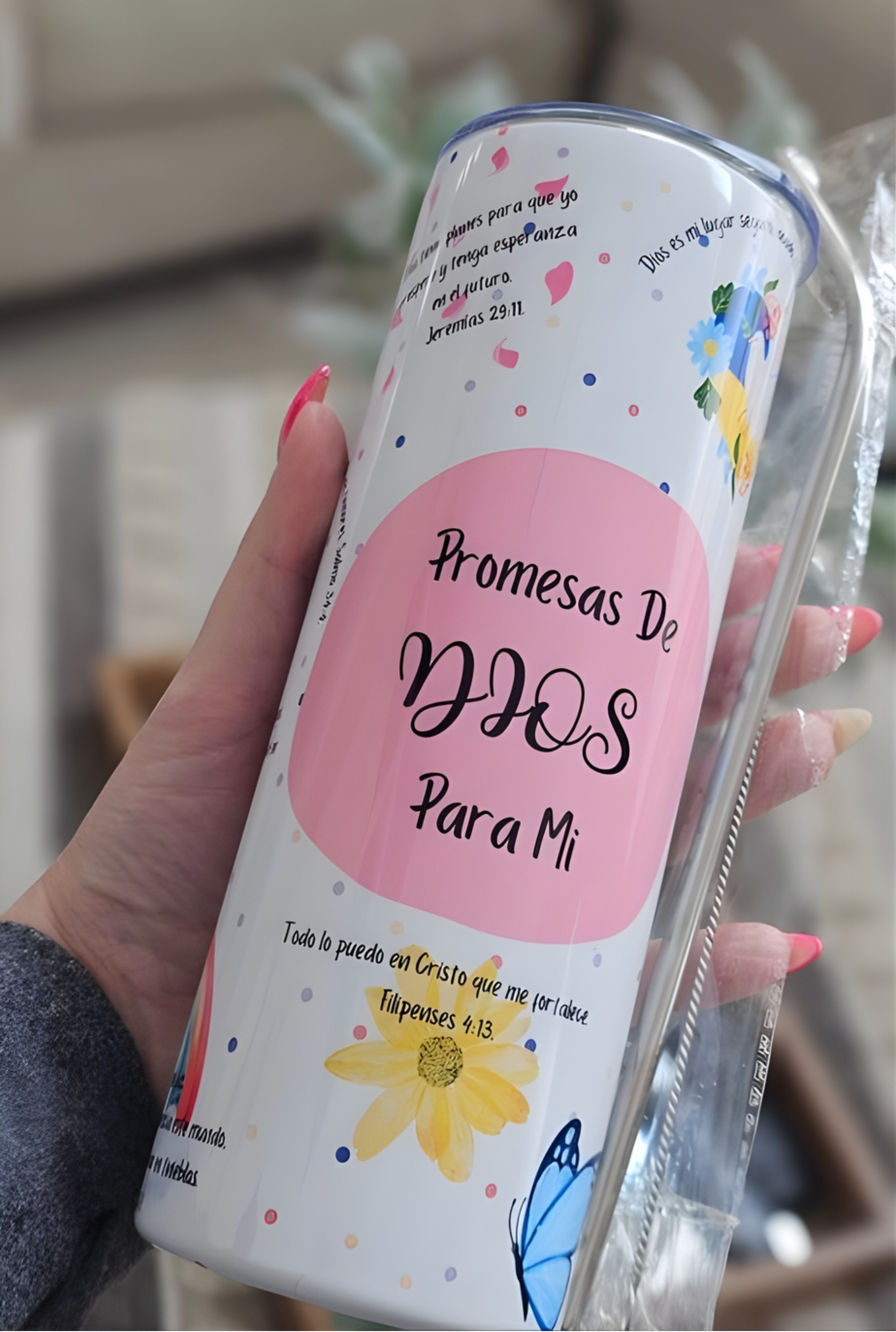 🥤✨ Tumbler – God’s Promises for Me (Women’s Edition)