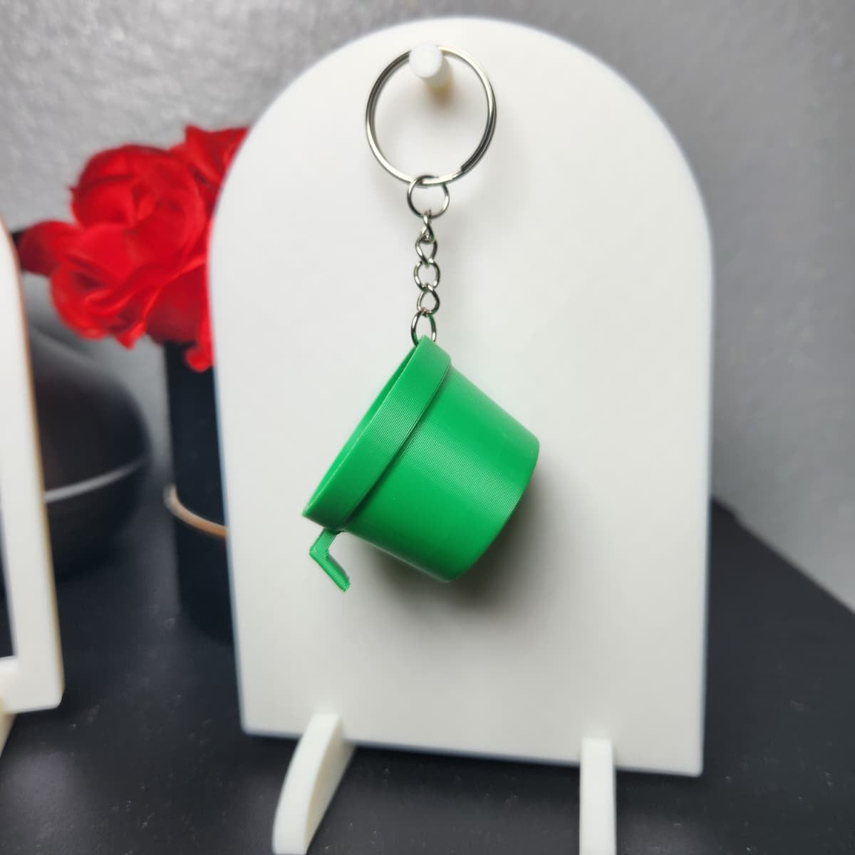 Llavero de taza de mantequilla de PR – Souvenir puertorriqueño