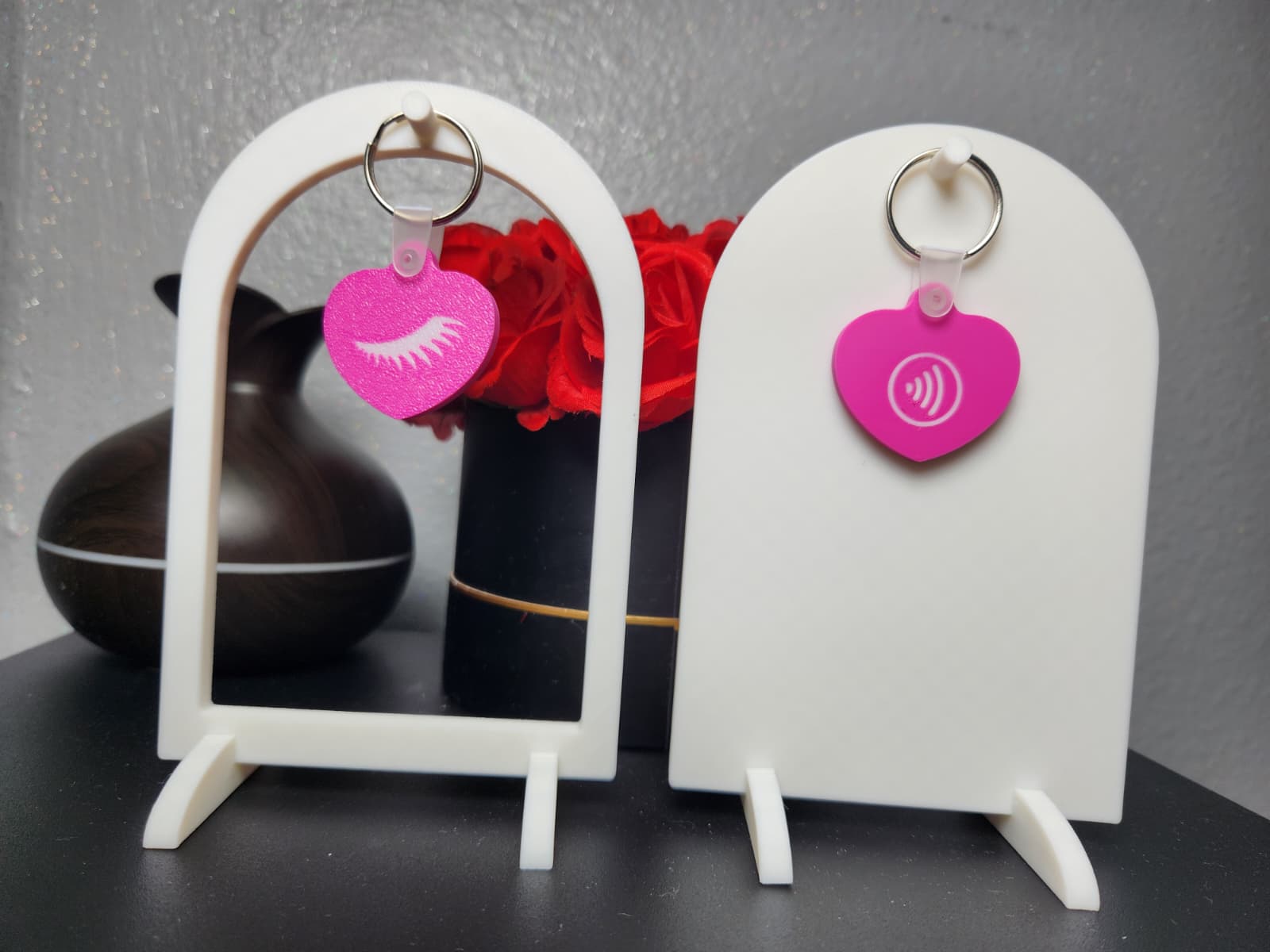 🔑✨Lash Heart Keychain with NFC Technology