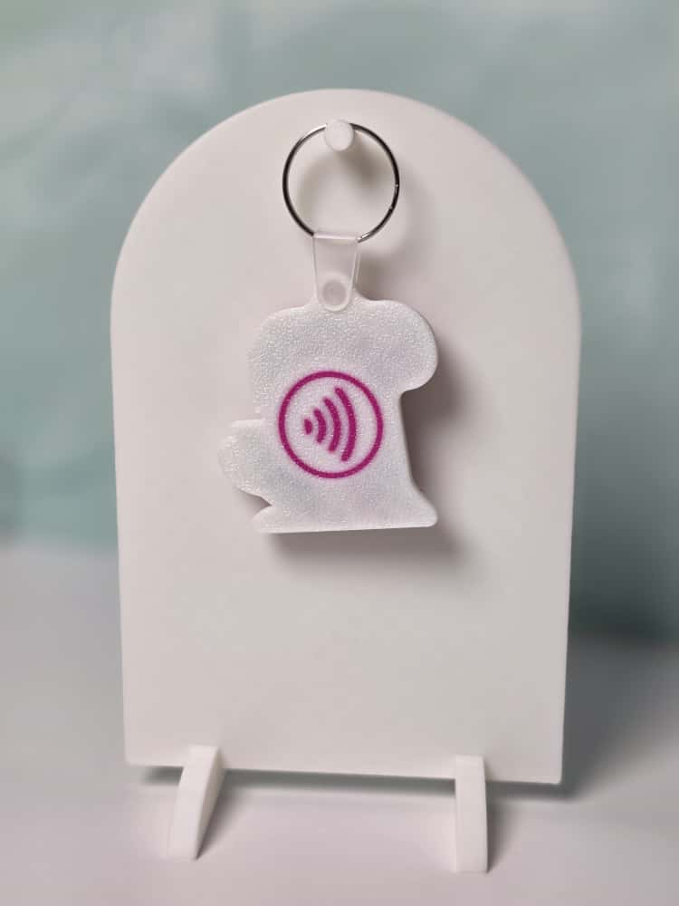 🔑✨Mixer Keychain with NFC Technology