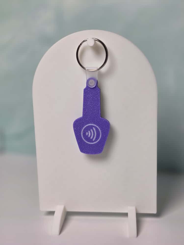 🔑✨ Polish Keychain with NFC Technology