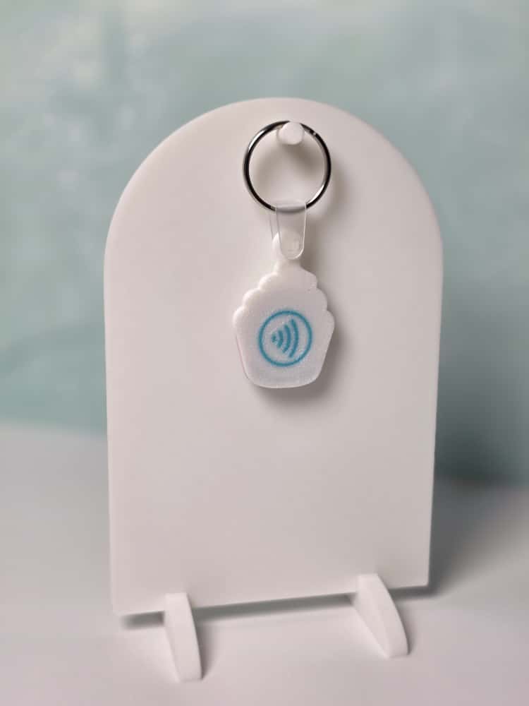 🔑✨Cupcake Keychain with NFC Technology