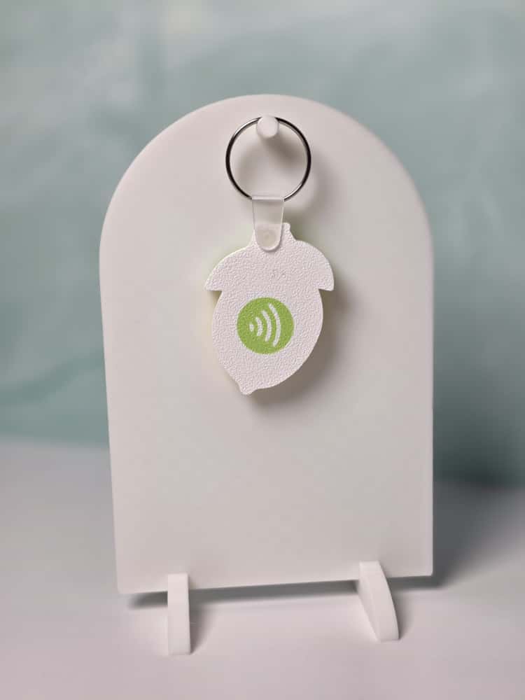 🔑✨ Lemon Keychain with NFC Technology