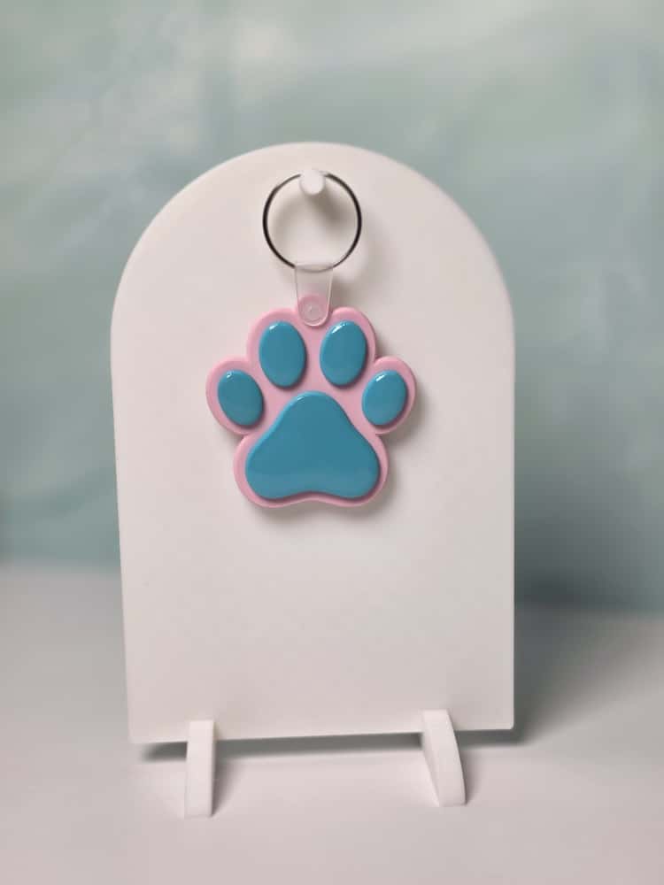 🔑✨ Paw Keychain  with NFC Technology