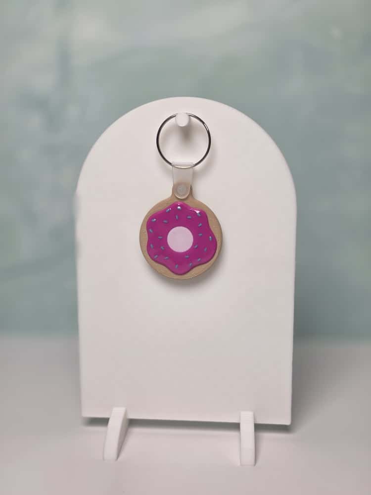 🔑✨ Donuts Keychain with NFC Technology