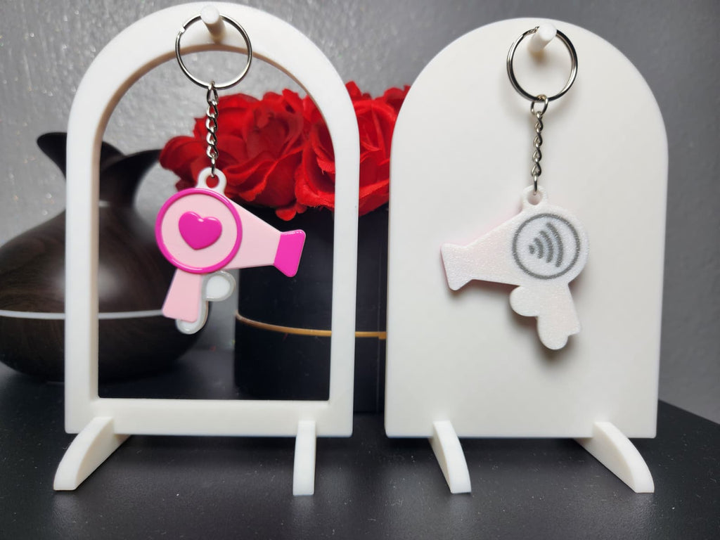 🔑✨Blow Dryer Keychain with NFC Technology