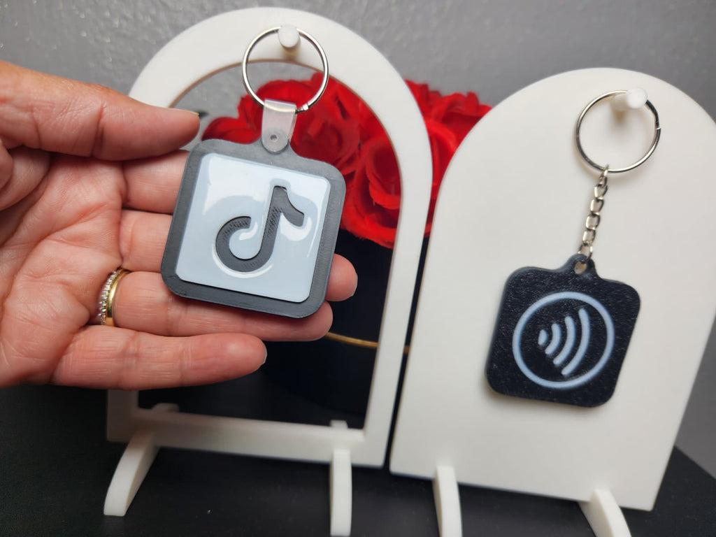 🔑✨Tiktok Keychain with NFC Technology