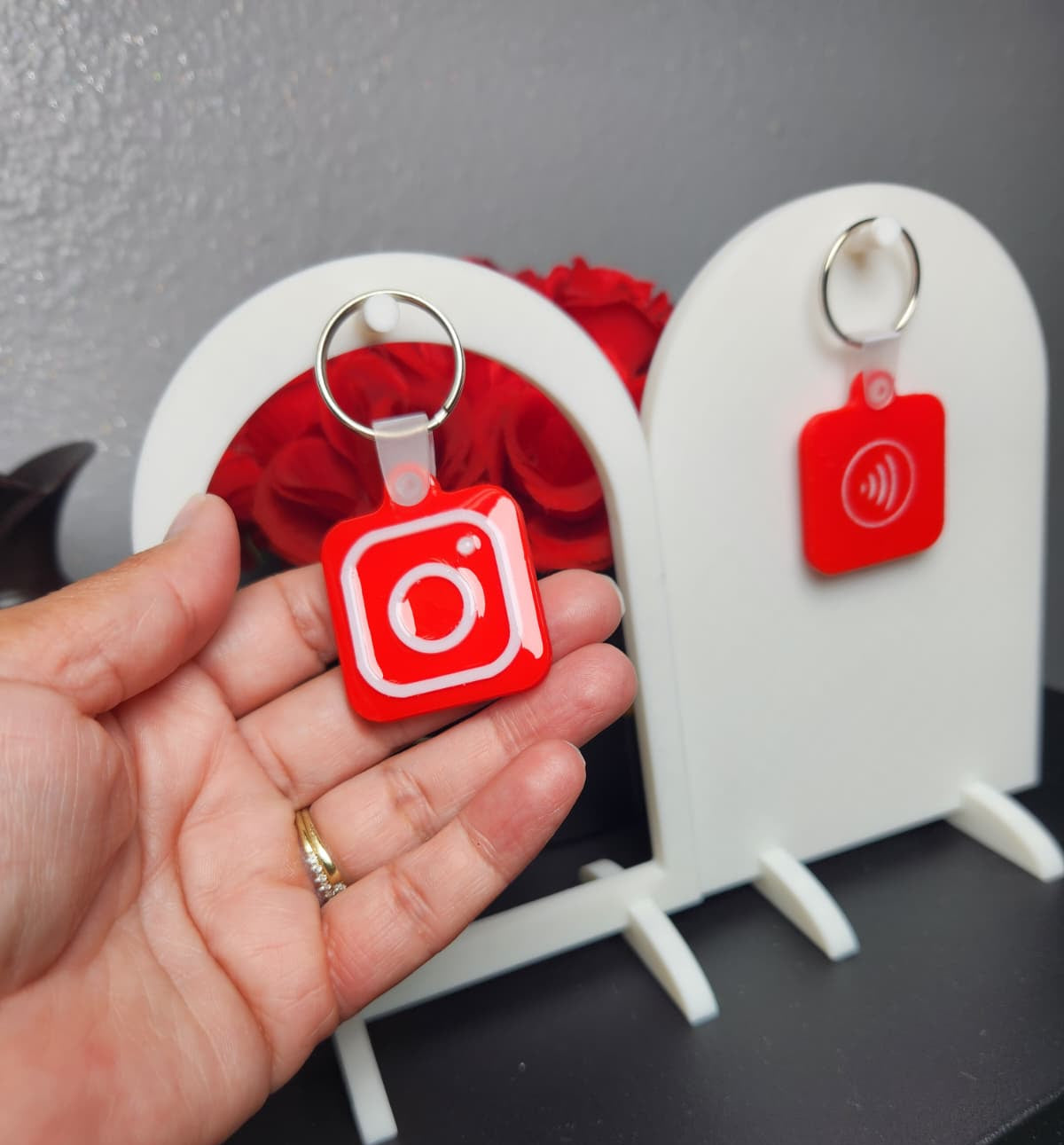 🔑✨Instagram Keychain with NFC Technology