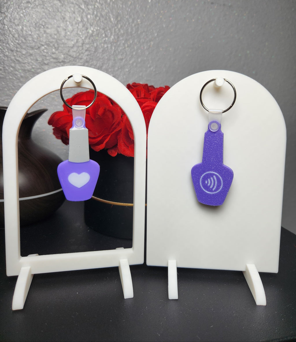 🔑✨ Polish Keychain with NFC Technology