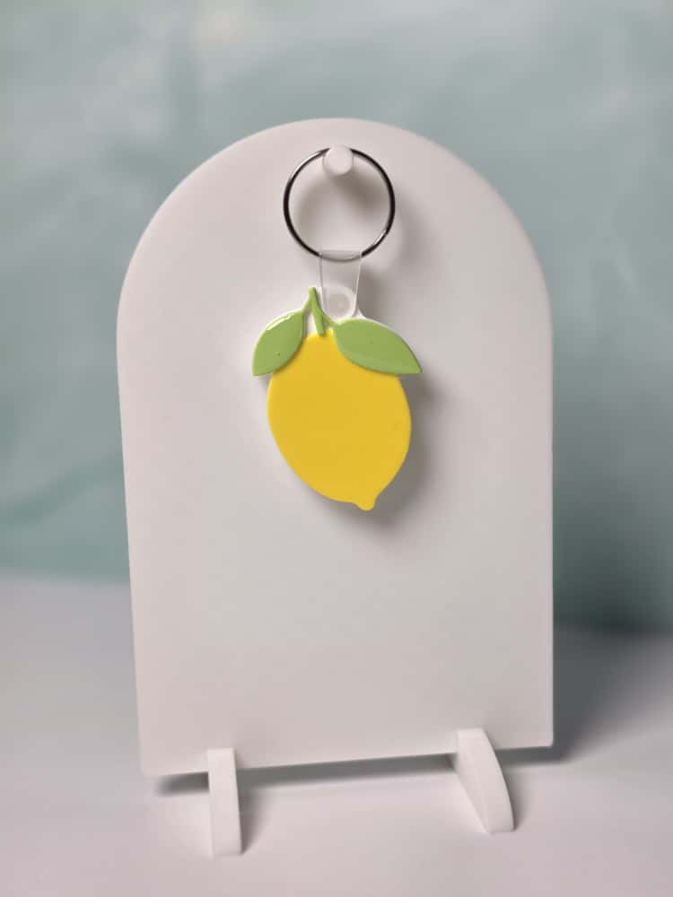 🔑✨ Lemon Keychain with NFC Technology