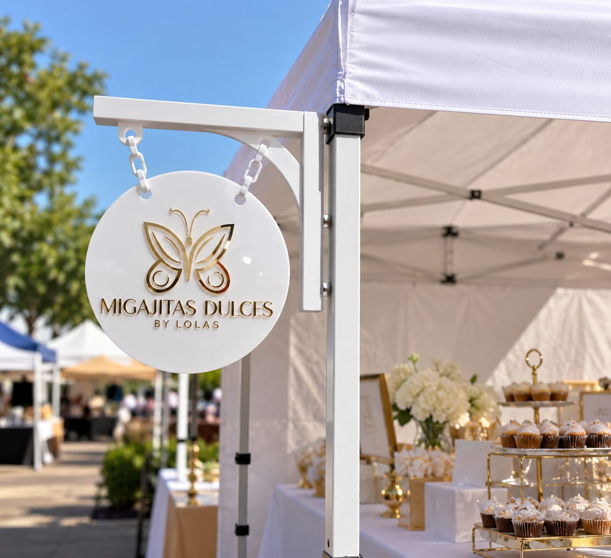 Acrylic Canopy Sign – Custom 3D Logo