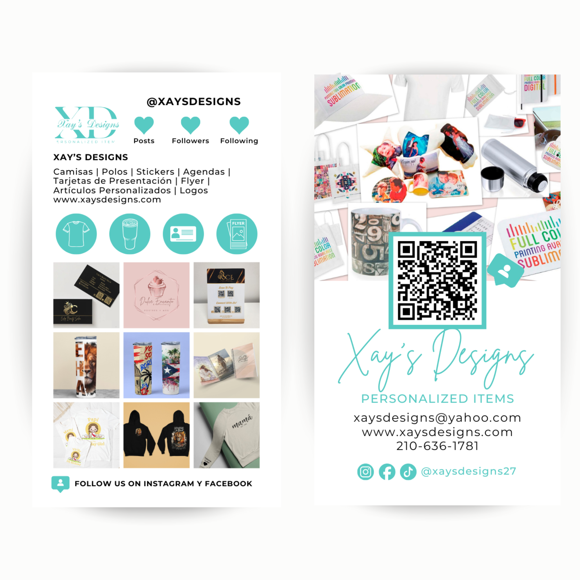 📇 Instagram-Style Business Cards