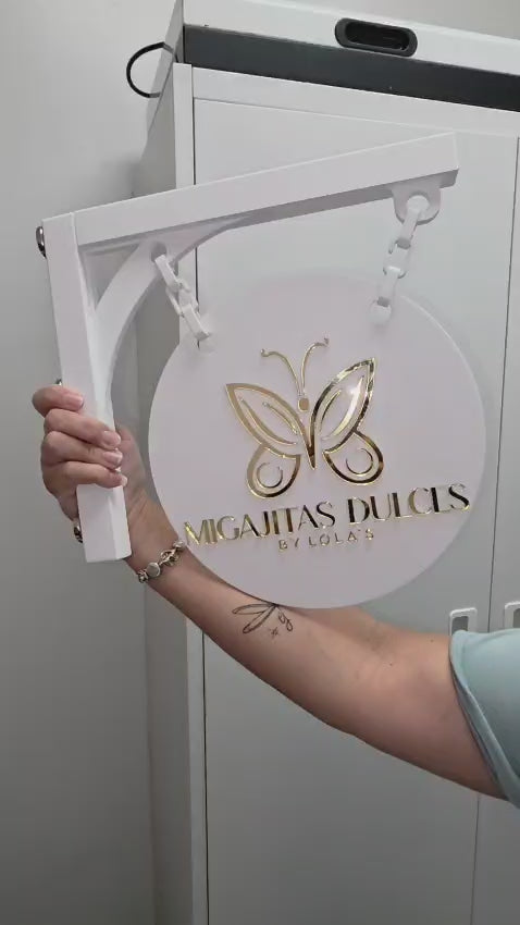 Acrylic Canopy Sign – Custom 3D Logo